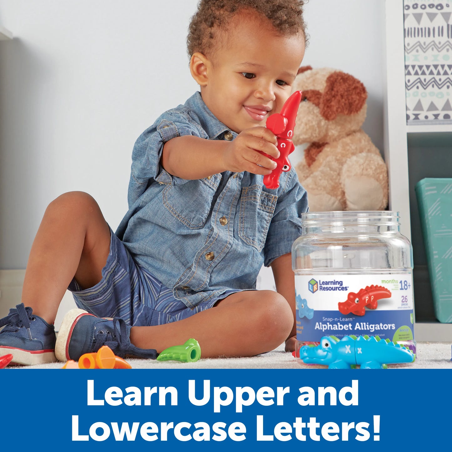Learning Resources Snap-n-Learn Alphabet Alligators
