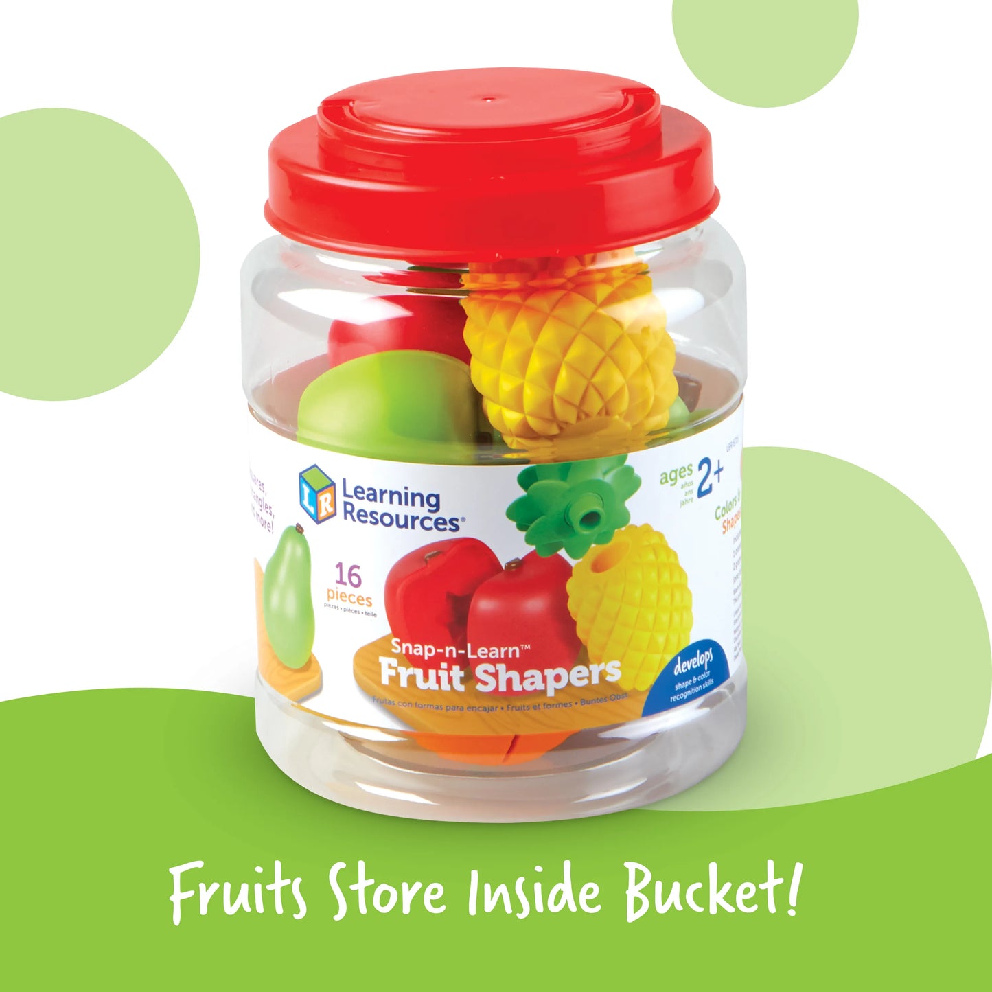 Learning Resources Snap-n-Learn Fruit Shapers