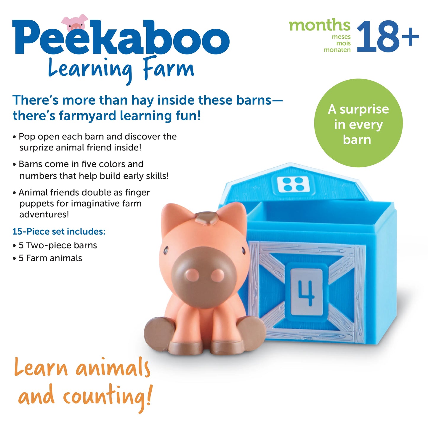 Learning Resources Peekaboo Learning Farm