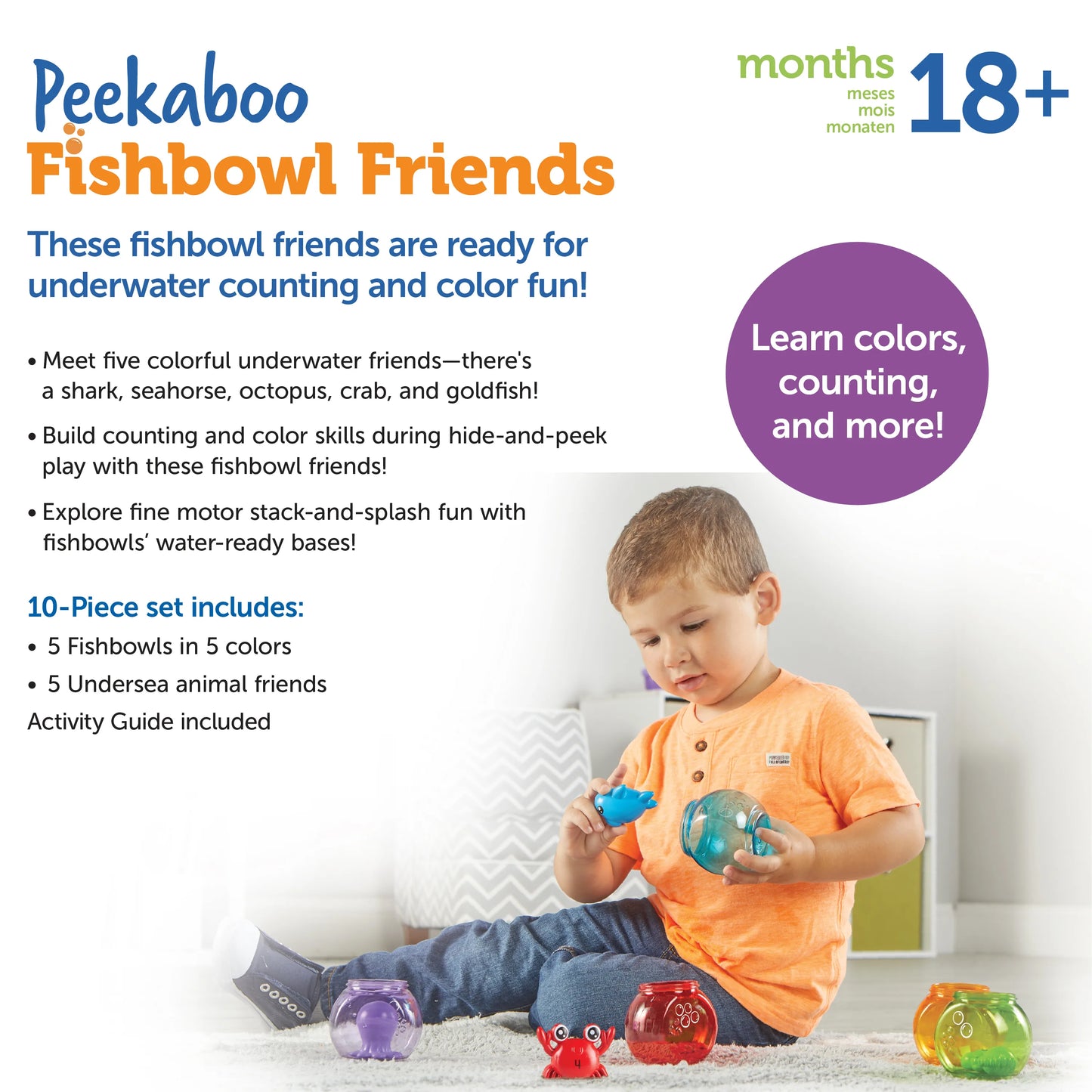 Learning Resources Peekaboo Fish Bowl Friends