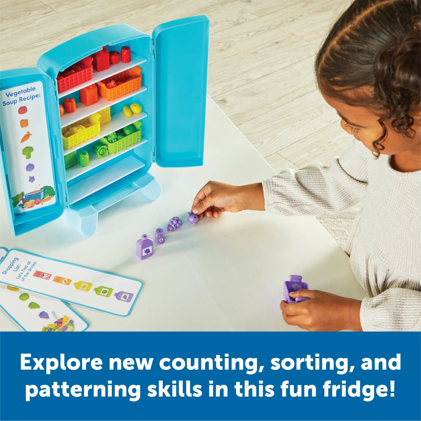 Learning Resources Sorting Snacks Mini Fridge