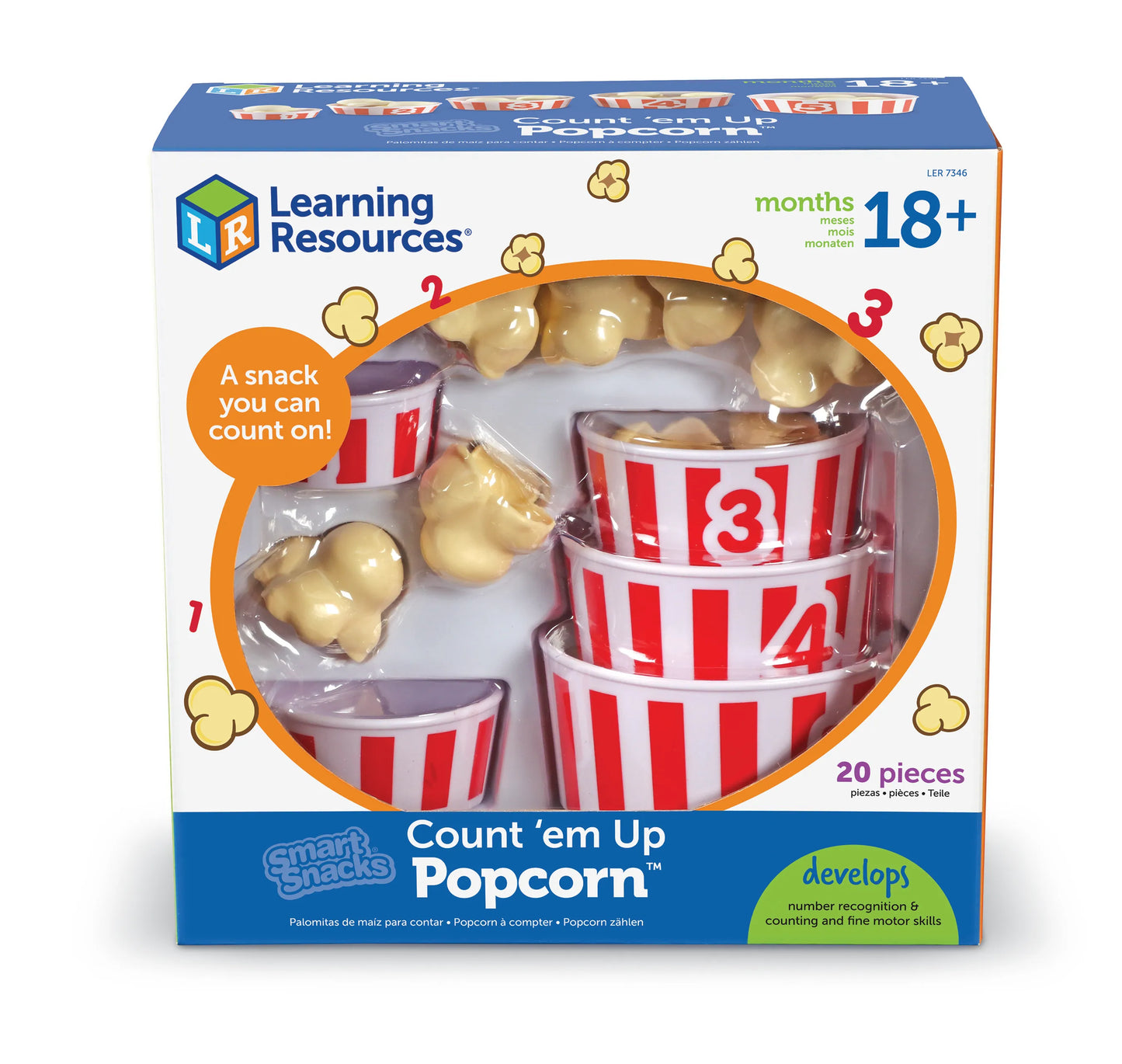 Learning Resources Count 'em Up Popcorn