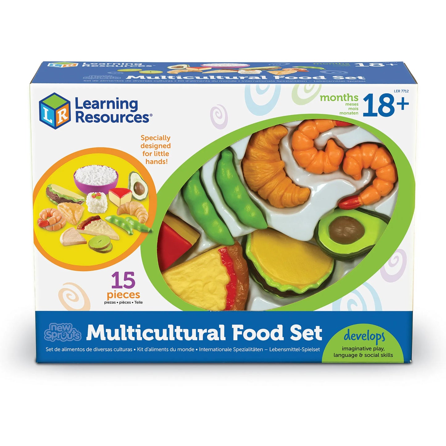 Learning Resources New Sprouts Multicultural Food Set