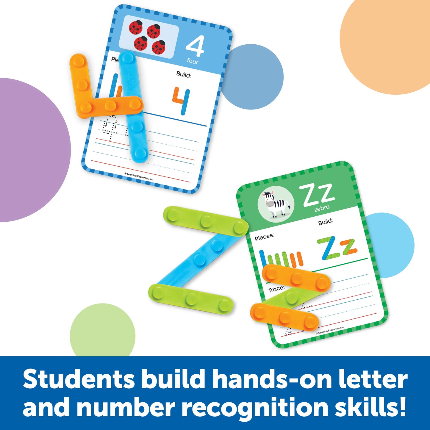 Learning Resources Skill Builders! Letter and Number Maker Classroom Set
