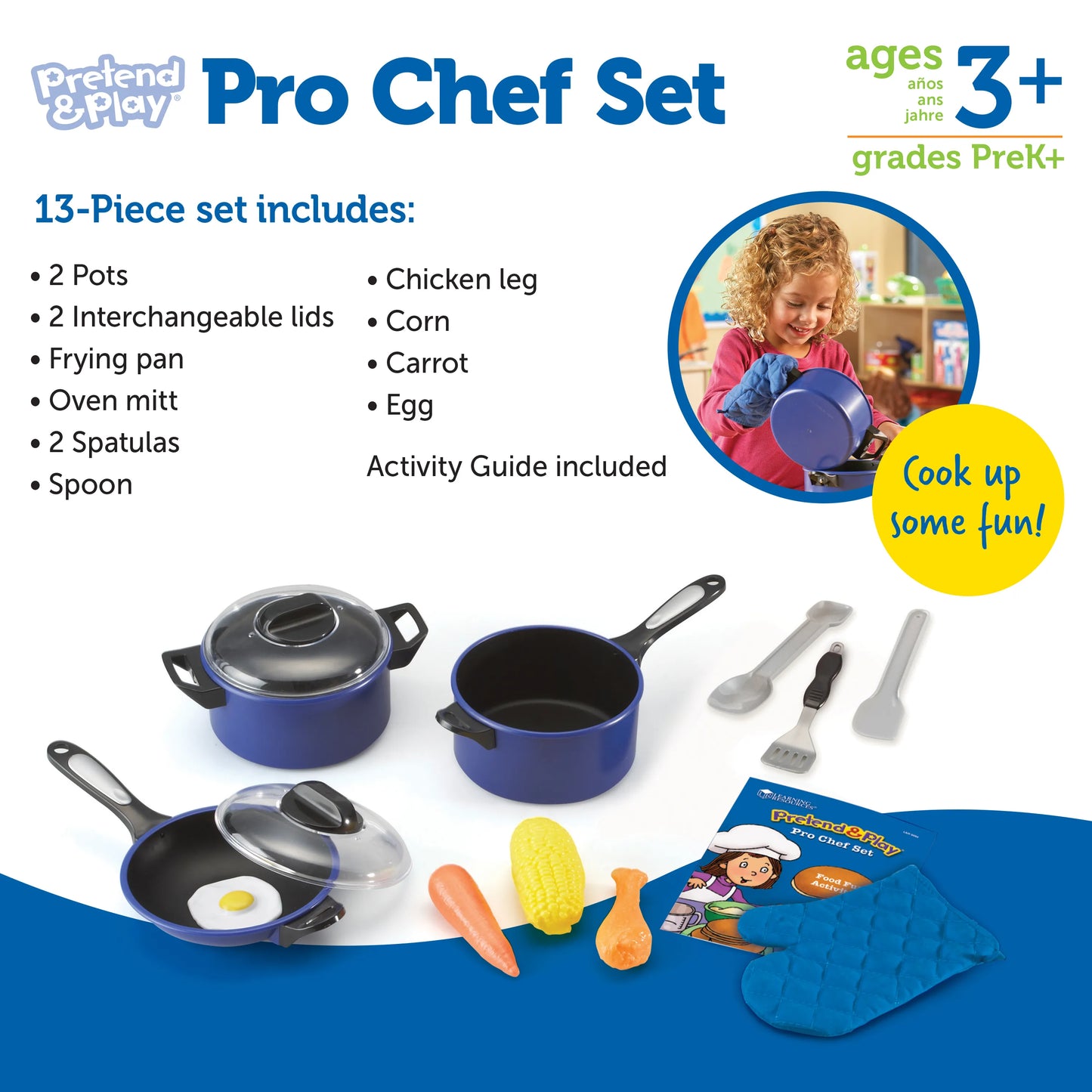 Learning Resources Pretend & Play Pro Chef Set