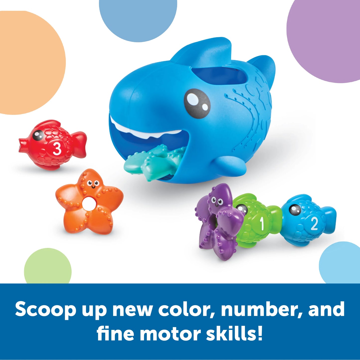 Learning Resources Steve the Scoop & Splash Shark Water Play Toys