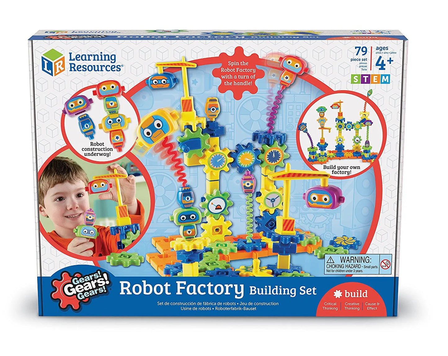 Learning Resources Gears! Gears! Gears!® Robot Factory Building Set