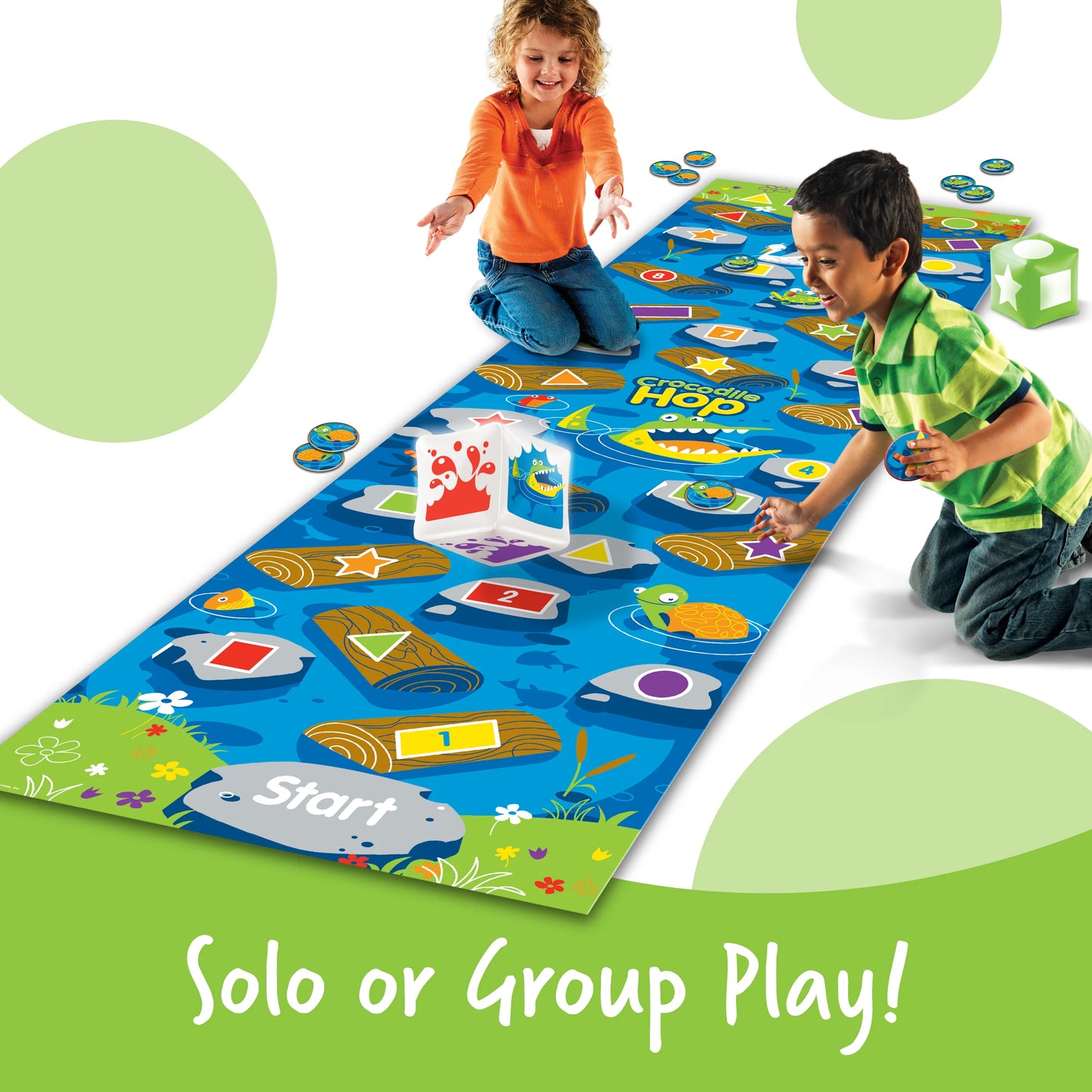 Learning Resources Crocodile Hop Floor Game