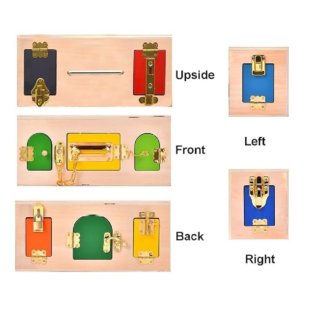 Kindermatic Montessori Lock Box Exercise 開鎖箱練習