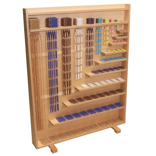 Kindermatic Montessori Set of Beads and Cabinet