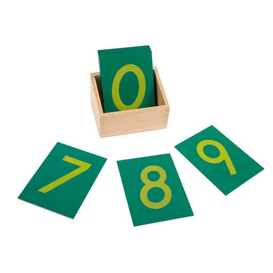 Kindermatic Montessori Sandpaper Numbers with Box 蒙特梭利 0-9數字沙子板