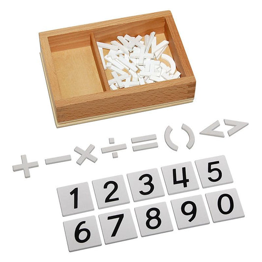 Kindermatic Montessori Arithmetic Signs Box 蒙特梭利 算術符號盒