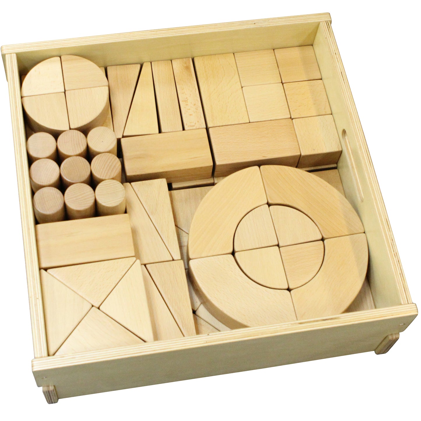 Masterkidz 92-piece Wooden Block Set 實木積木92件套