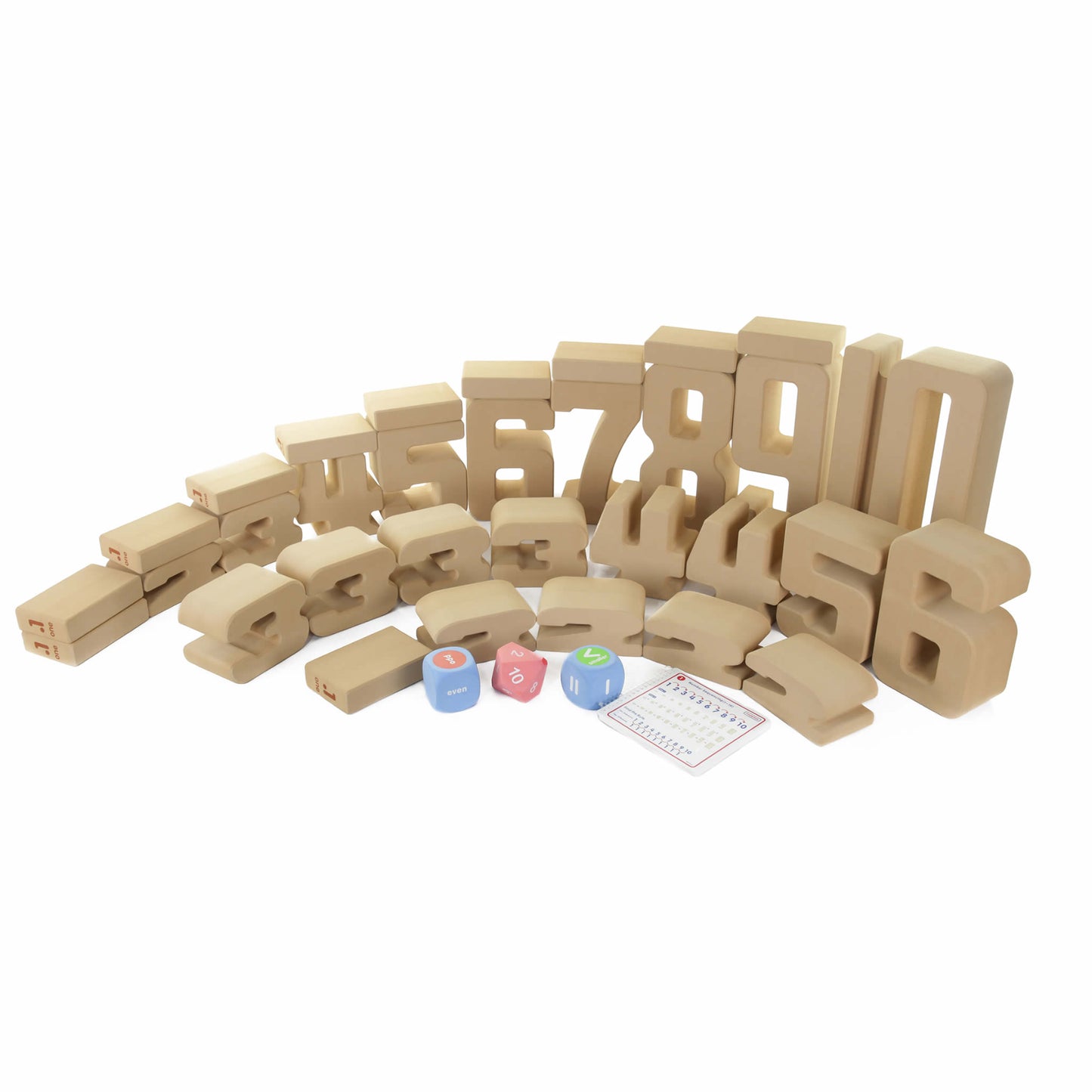 Masterkidz Giant Soft Numbers Learning Block Set 37 Pieces 巨形軟數字學習套裝 37件套