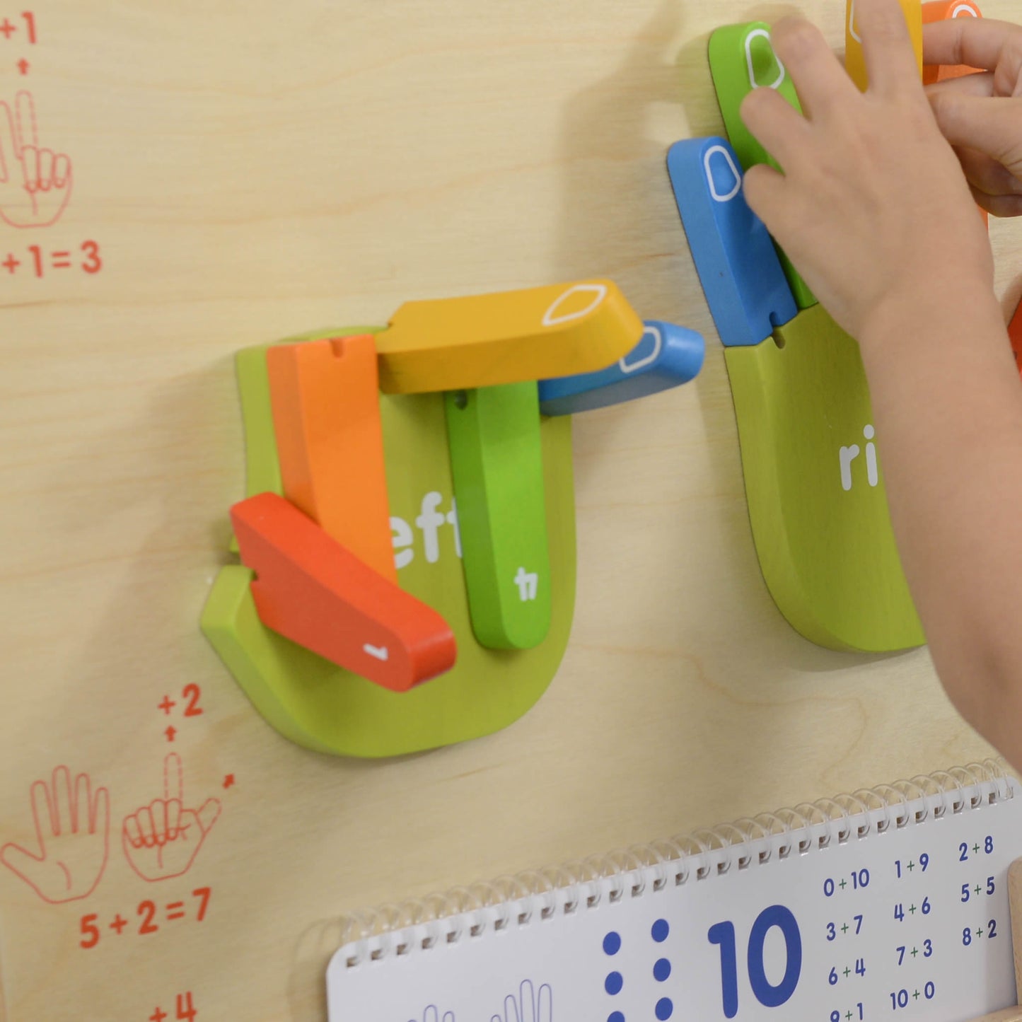 Masterkidz Fingers Counting Board 牆面遊戲 - 數數手指數字練習板
