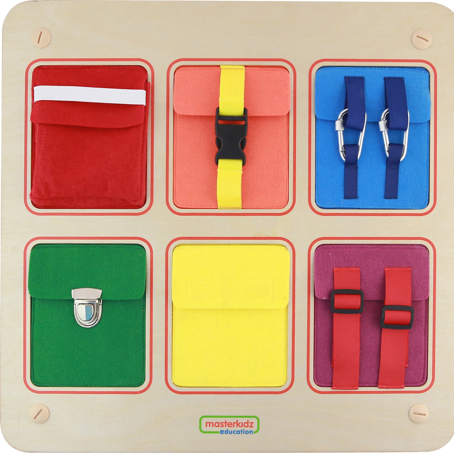 Masterkidz Wall Elements - Manual Dexterity Board I 牆面遊戲- 生活技能練習 I