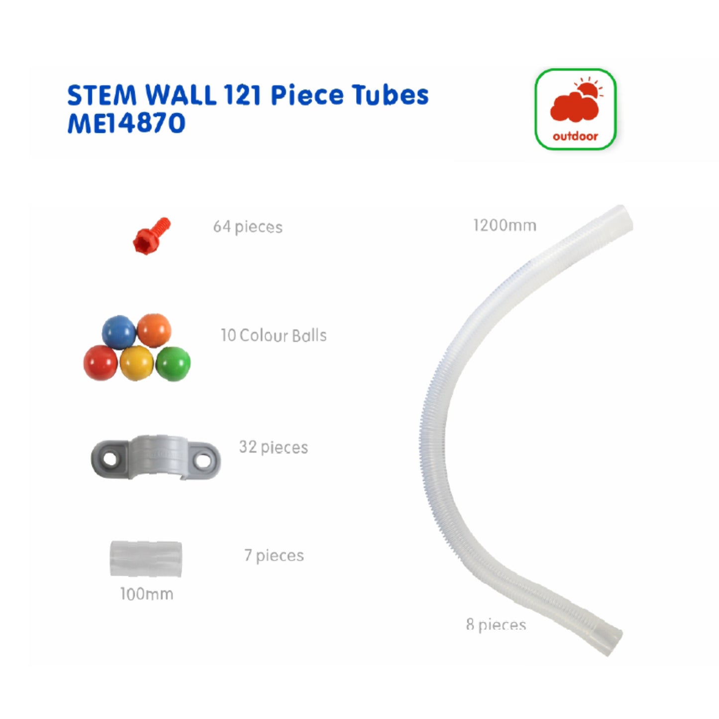 Masterkidz STEM WALL Pipe Builders' Kit STEM 活動牆 - 管道工匠