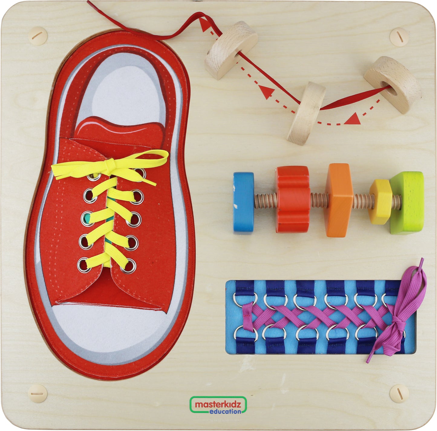 Masterkidz Wall Elements - Manual Dexterity Board 牆面遊戲- 生活技能練習 Ⅲ