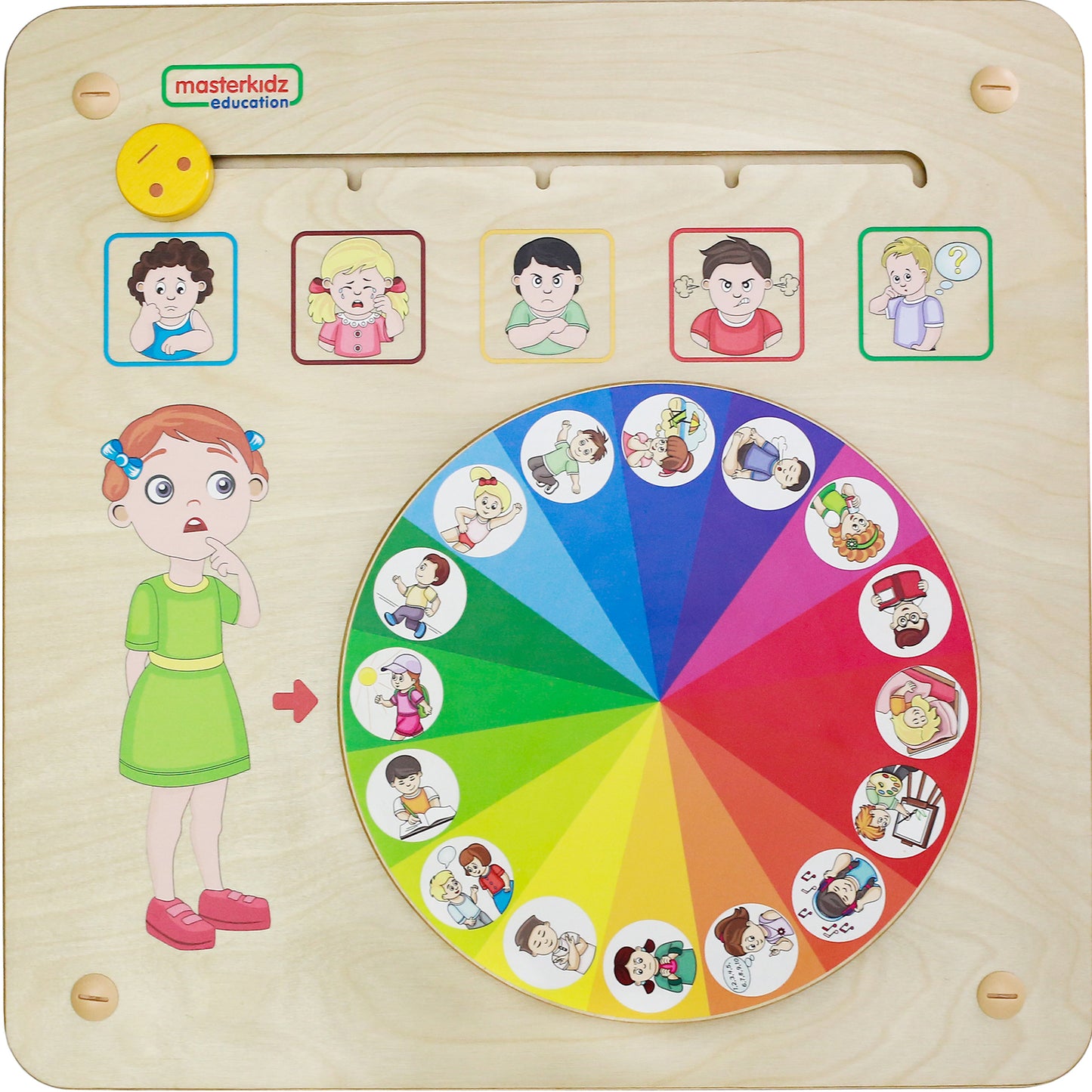 Masterkidz Wall Elements - Emotions Management 牆面遊戲 - 情緒管理學習板