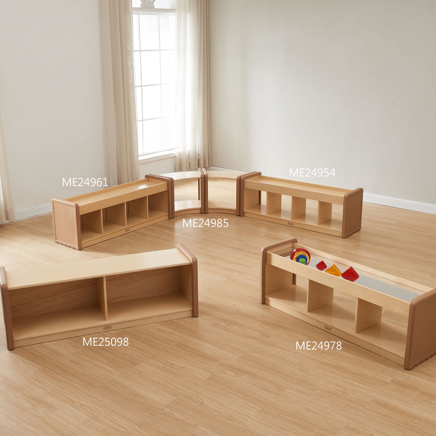 Masterkidz SoftEdge Toddler Play Center -1200L Shelving Unit 層櫃