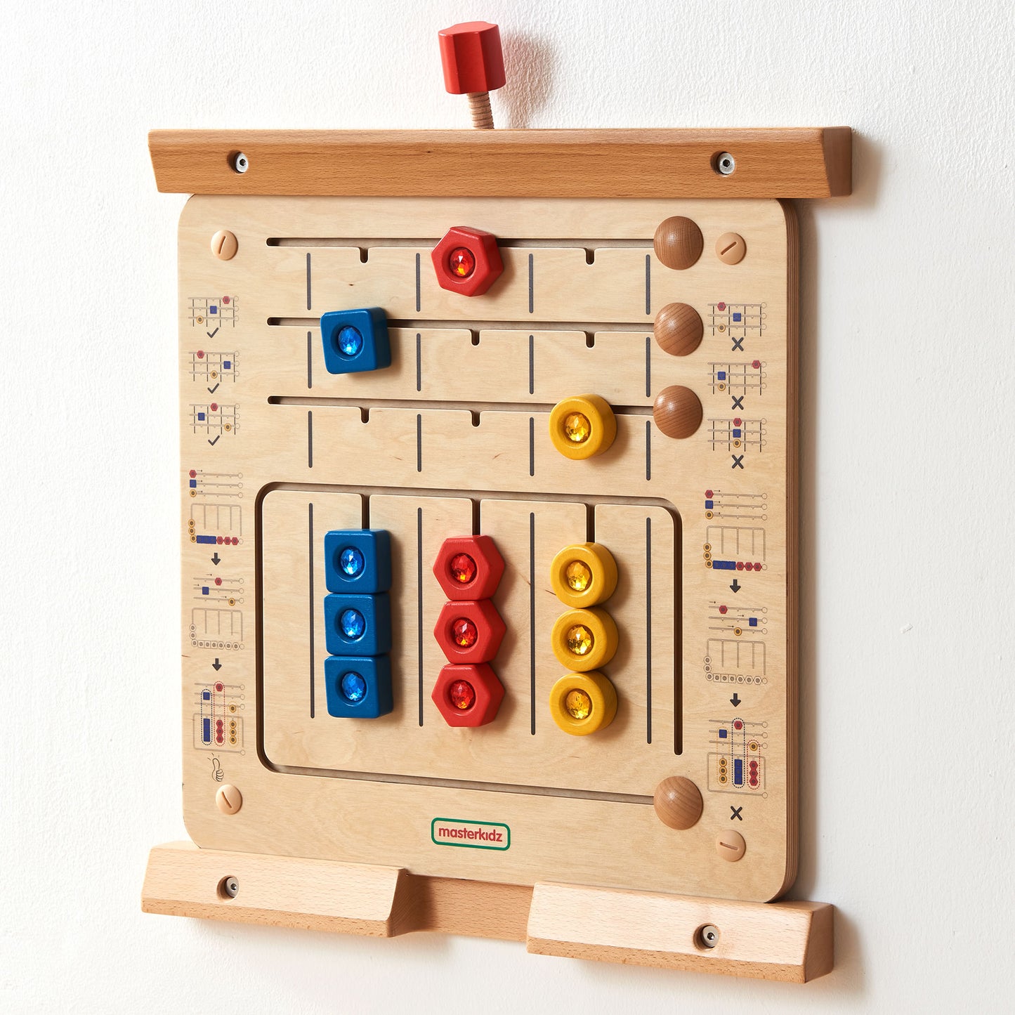 Masterkidz Wall Elements - Shape Sorting 牆面遊戲 - 形狀分類練習