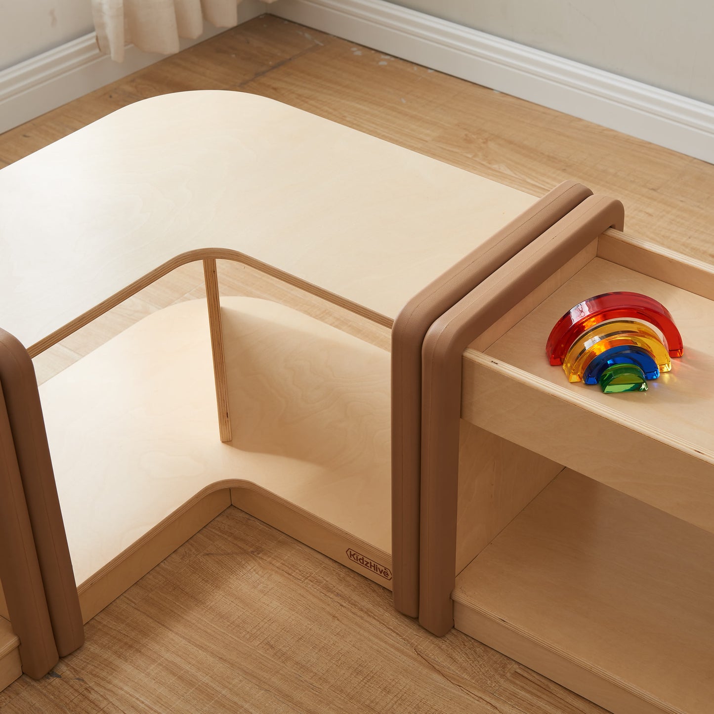 Masterkidz SoftEdge Toddler Play Center -1200L Shelving Unit 軟邊角系列 - 遊戲桌面層櫃