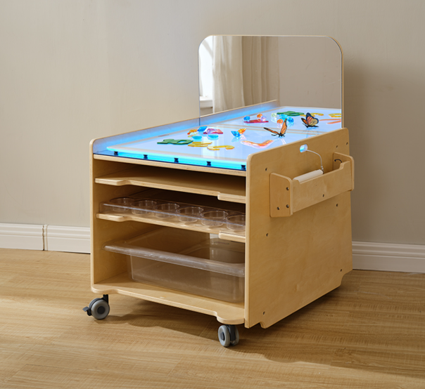 Masterkidz Movable Multi-Activity Mirror Table 移動式多功能鏡面探索桌