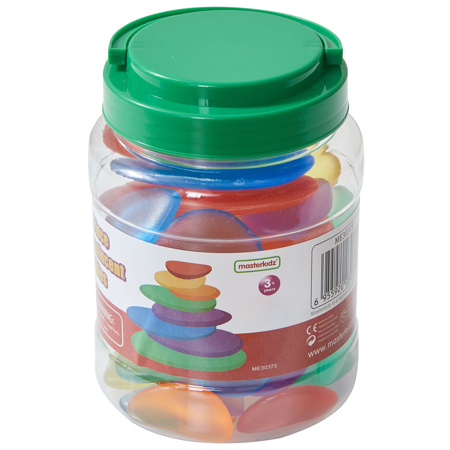 Masterkidz 36 Piece Translucent Cobbles 半透鵝卵石36件套
