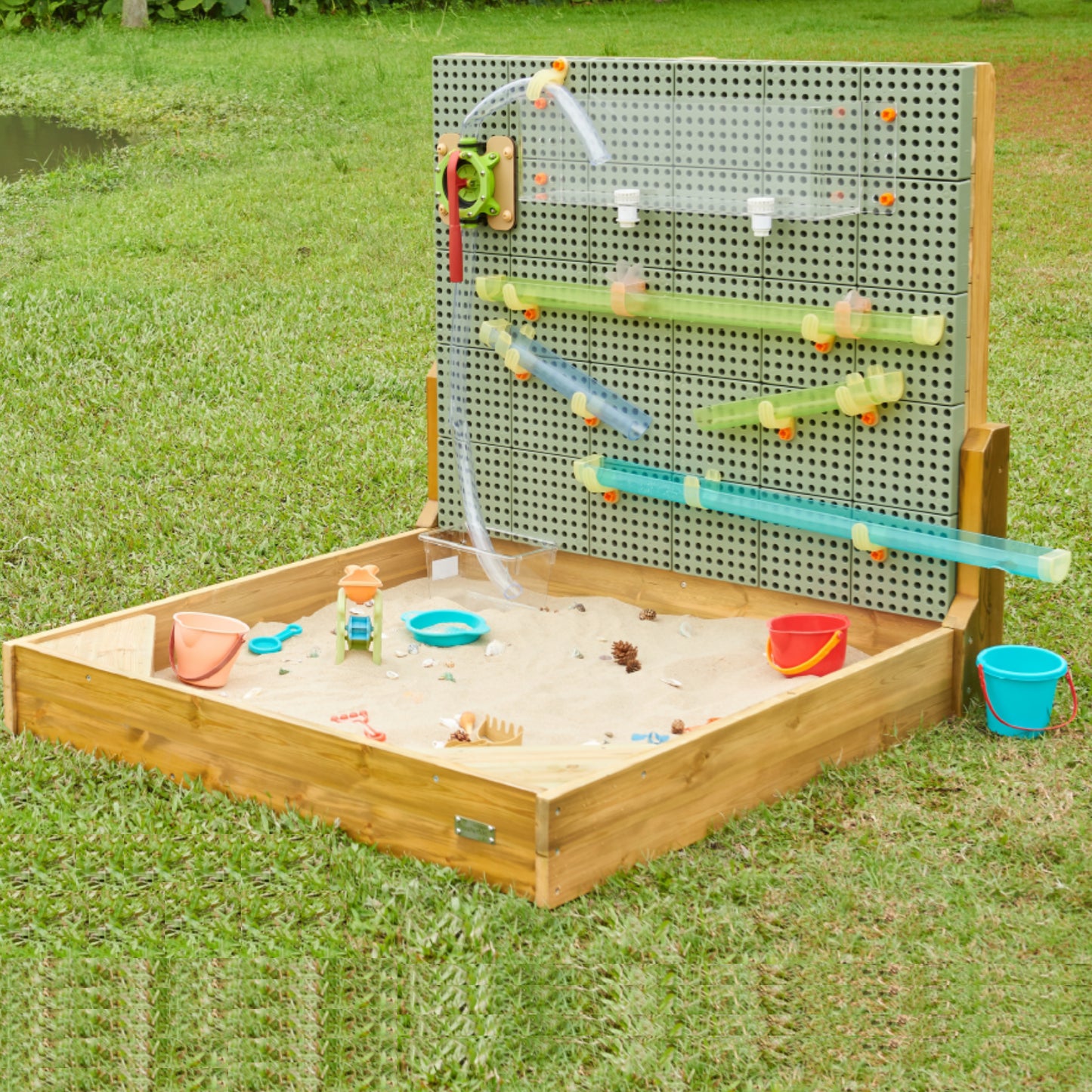 Masterkidz Outdoor STEM Wall with Sand Pit 戶外STEM沙水活動中心