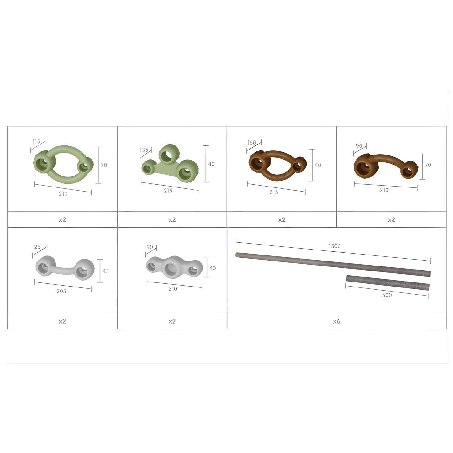 Masterkidz STEM Wall Fix and Move Climbing Grips 大運動系列 - 攀爬套裝