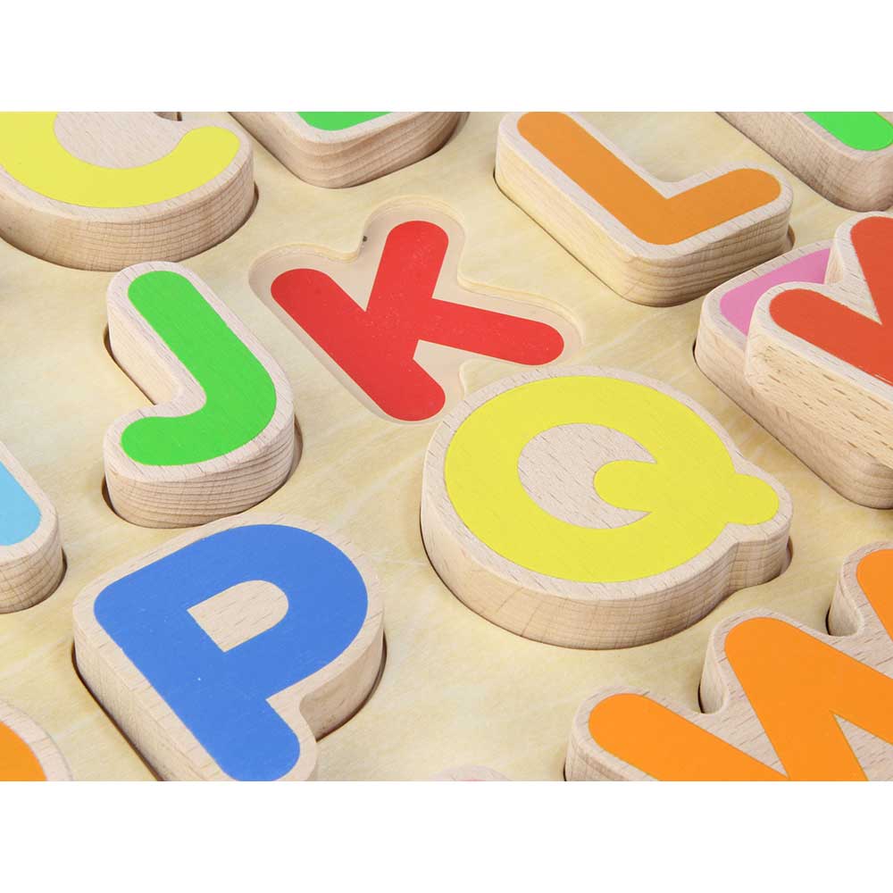 Masterkidz Uppercase Alphabet Puzzle 天然櫸木大寫字母學習板