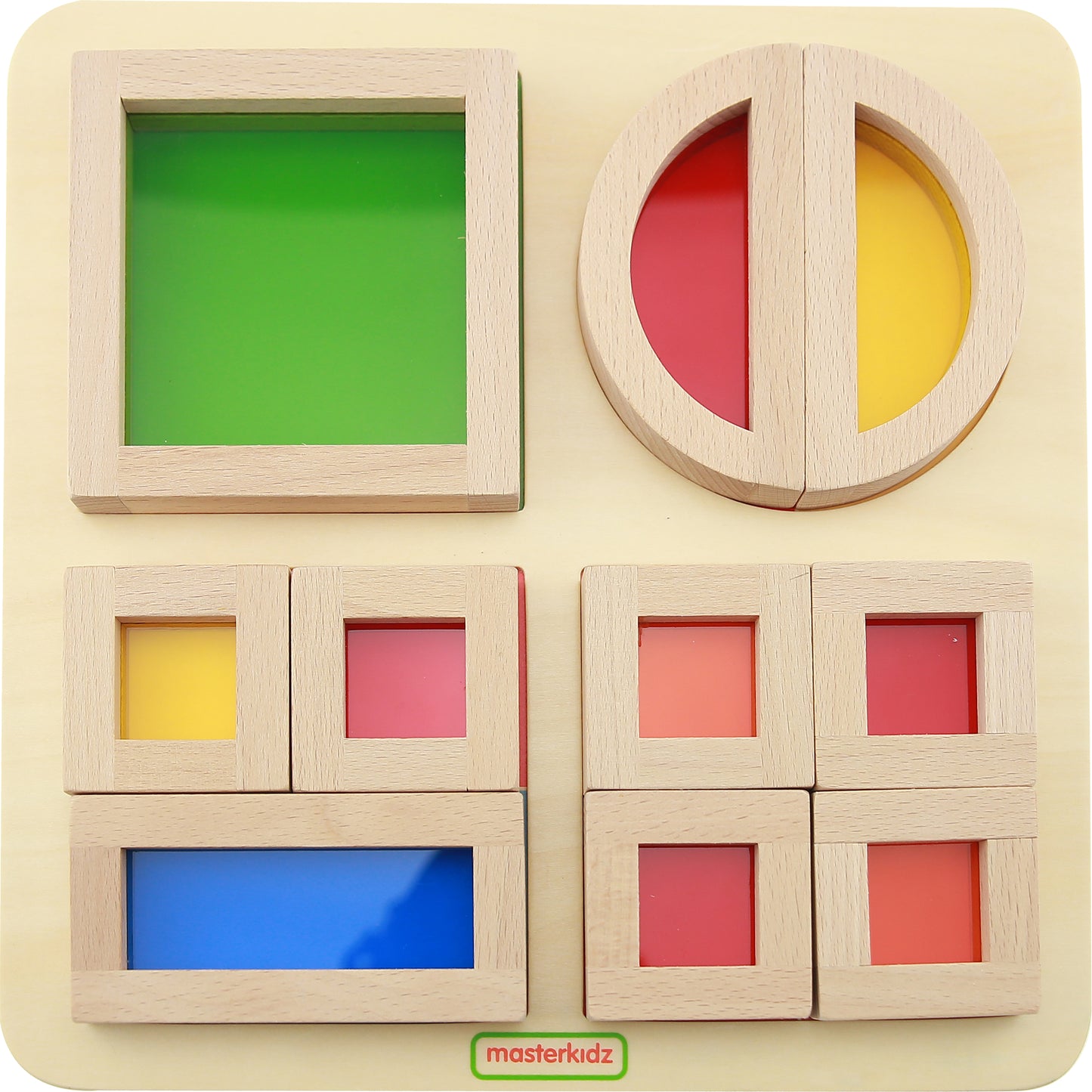 Masterkidz Rainbow Block Set 透視色彩積木遊戲學習版