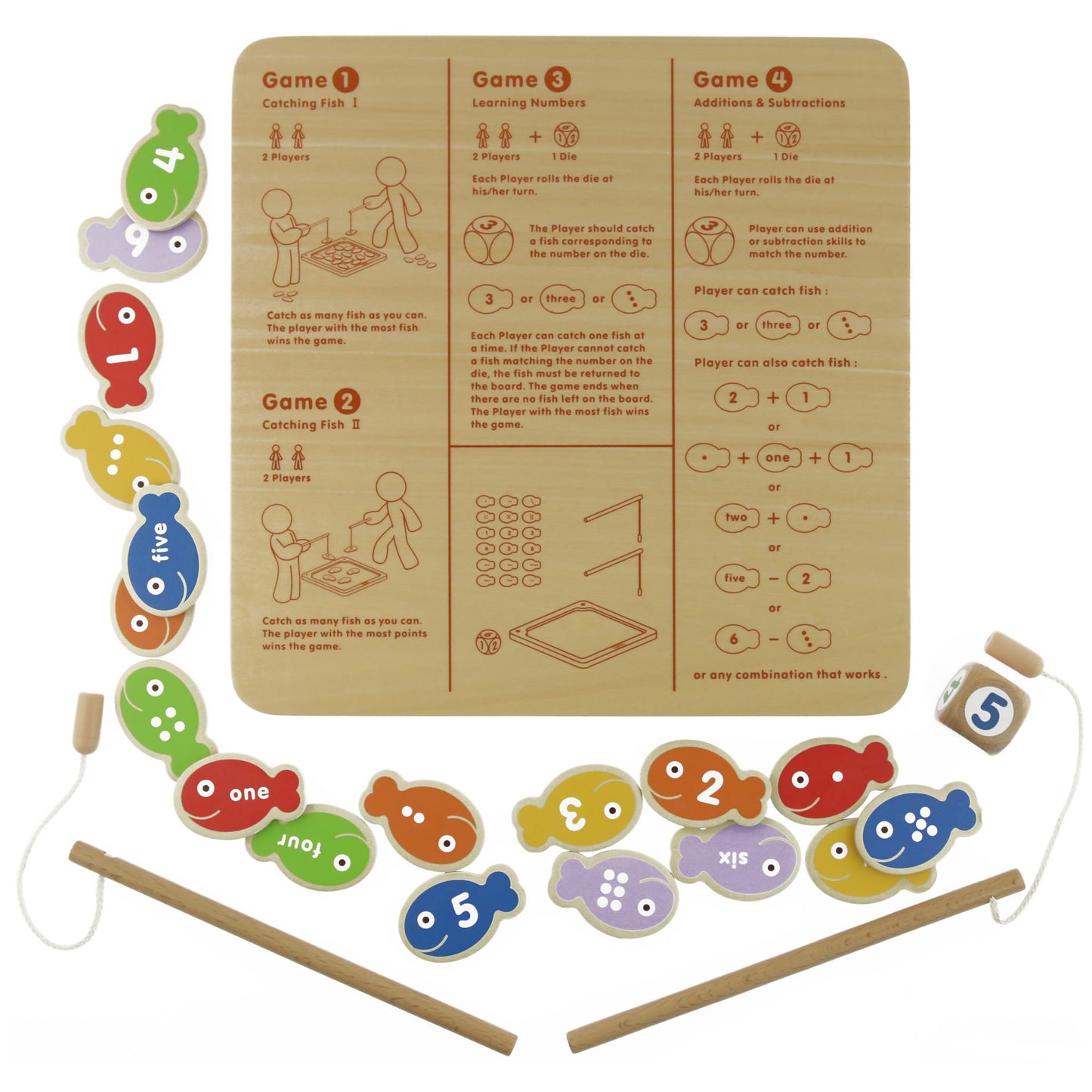 Masterkidz Fishing Game Board 磁力釣魚遊戲板