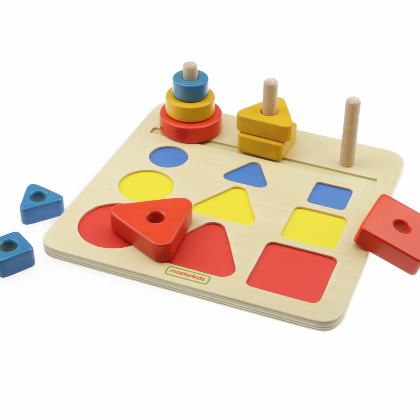 Masterkidz Shapes, Colours and Sizes Stacker Blocks 形狀、顏色與大小套塔遊戲
