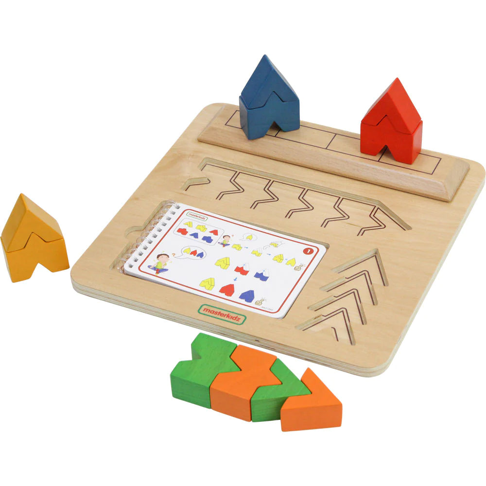 Masterkidz Spatial and Colour Learning Stacking House 疊疊房空間感遊戲