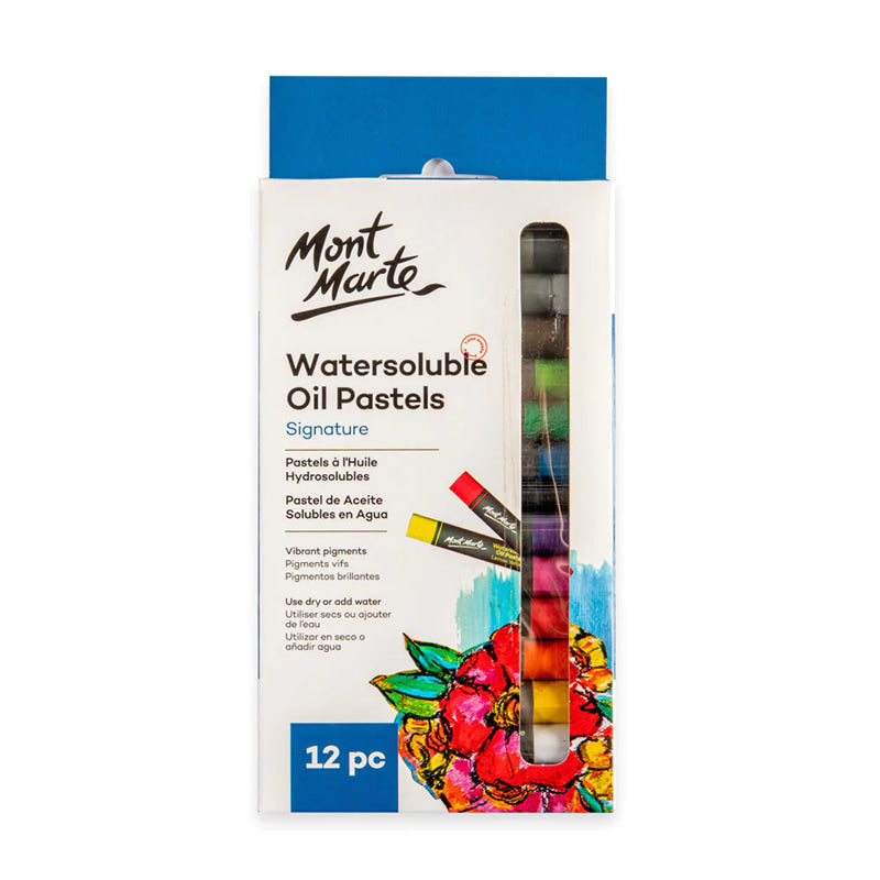 Mont Marte Watersoluble Oil Pastels Signature 水溶油粉彩