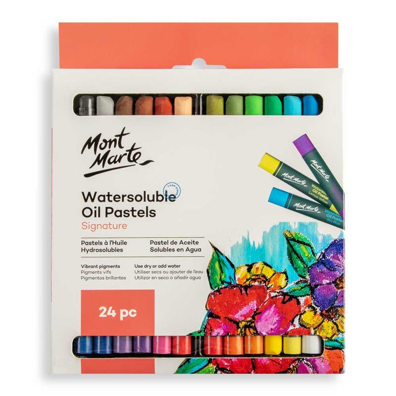 Mont Marte Watersoluble Oil Pastels Signature 水溶油粉彩