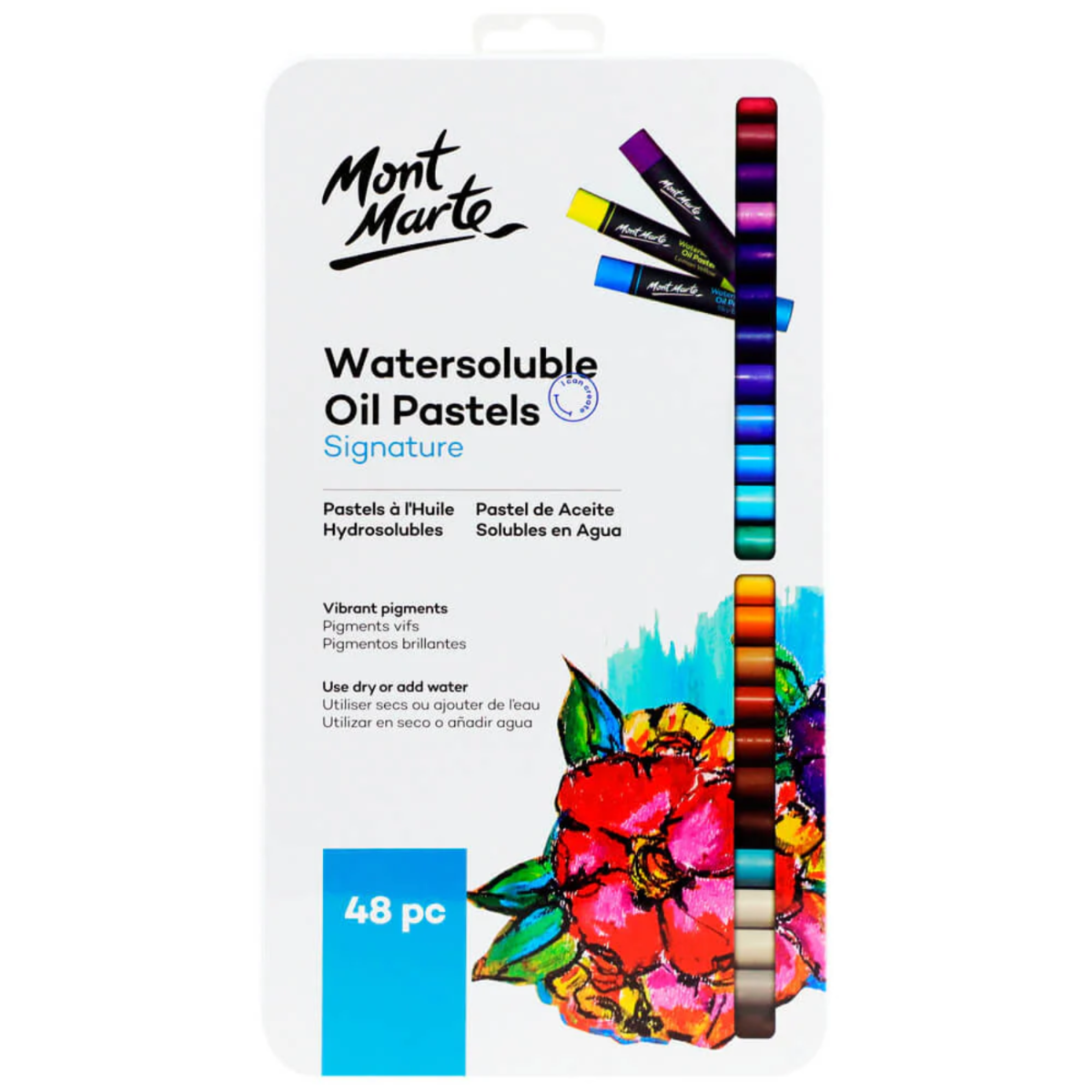 Mont Marte Watersoluble Oil Pastels Signature 水溶油粉彩