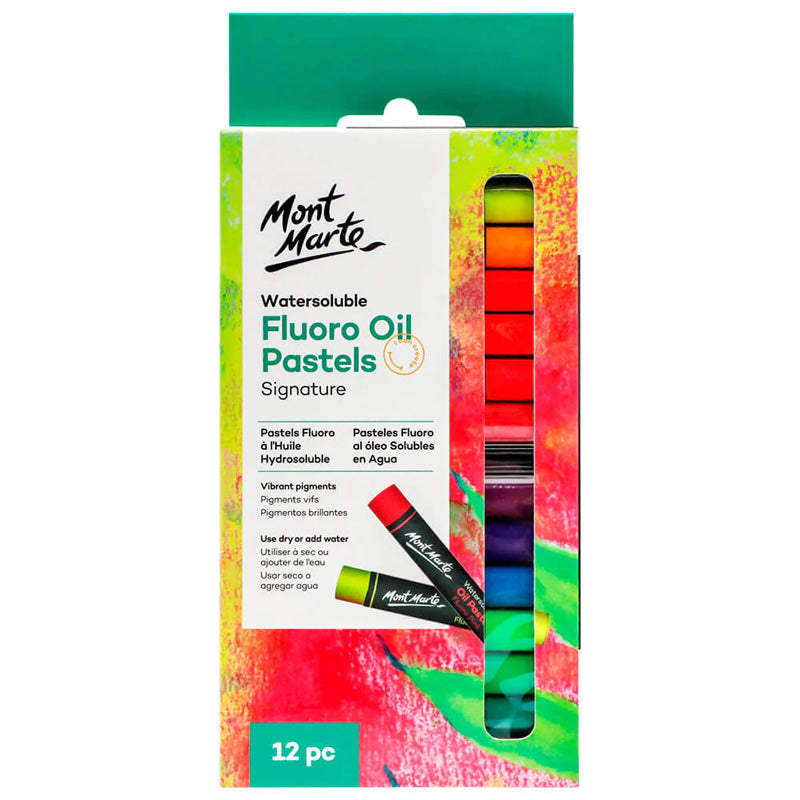 Mont Marte Watersoluble Oil Pastels Signature 水溶油粉彩