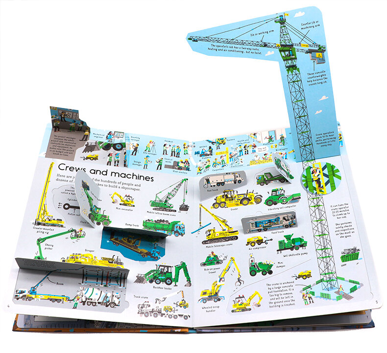 Usborne Lift-the-Flap Construction & Demolition 建造和拆卸 知識百科翻翻書