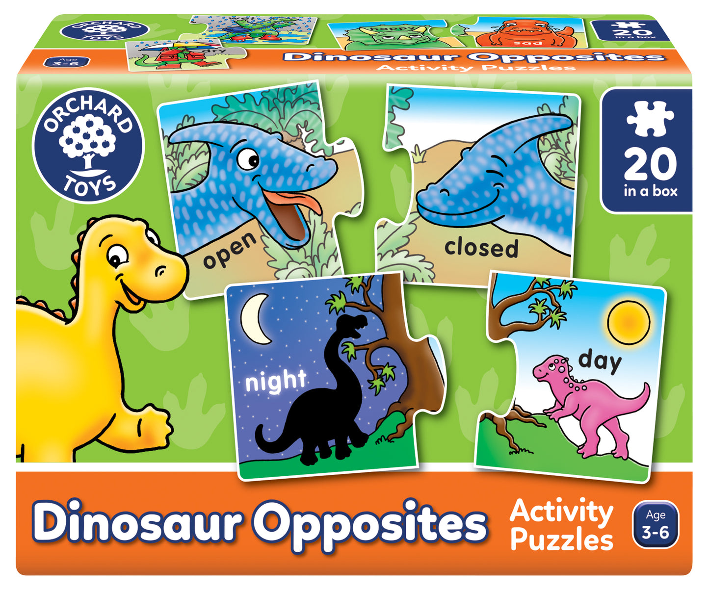 Orchard Toys Dinosaur Opposites Jigsaw Puzzles