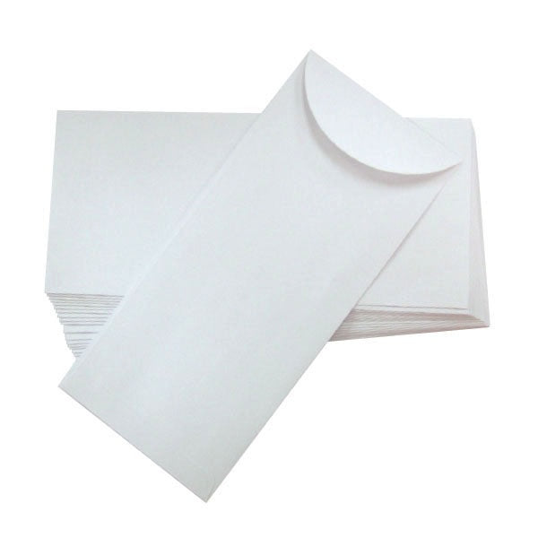 Envelopes (4"x9") 20pcs x 2pack 純白企口信封 (4"x9")20個x2包