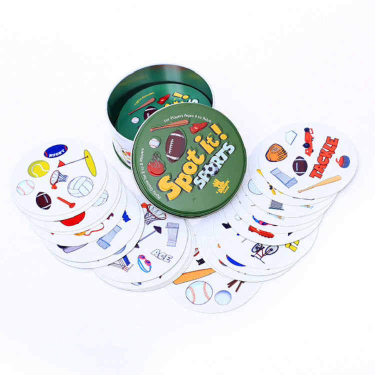 Spot it! DOBBLE Sports Speed and Observation Game 嗒寶 運動 觀察及反應遊戲