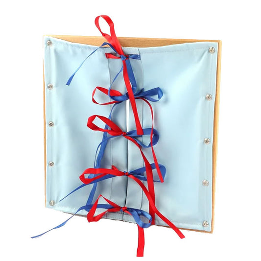 Kindermatic Montessori Ribbon Tying Dressing Frame 花結衣飾