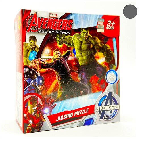 Kindermatic Marvel Avengers Jigsaw Puzzle 48-100pcs BLUE 漫威復仇者聯盟 兒童拼圖 48-100塊 藍色 Marvel Avengers