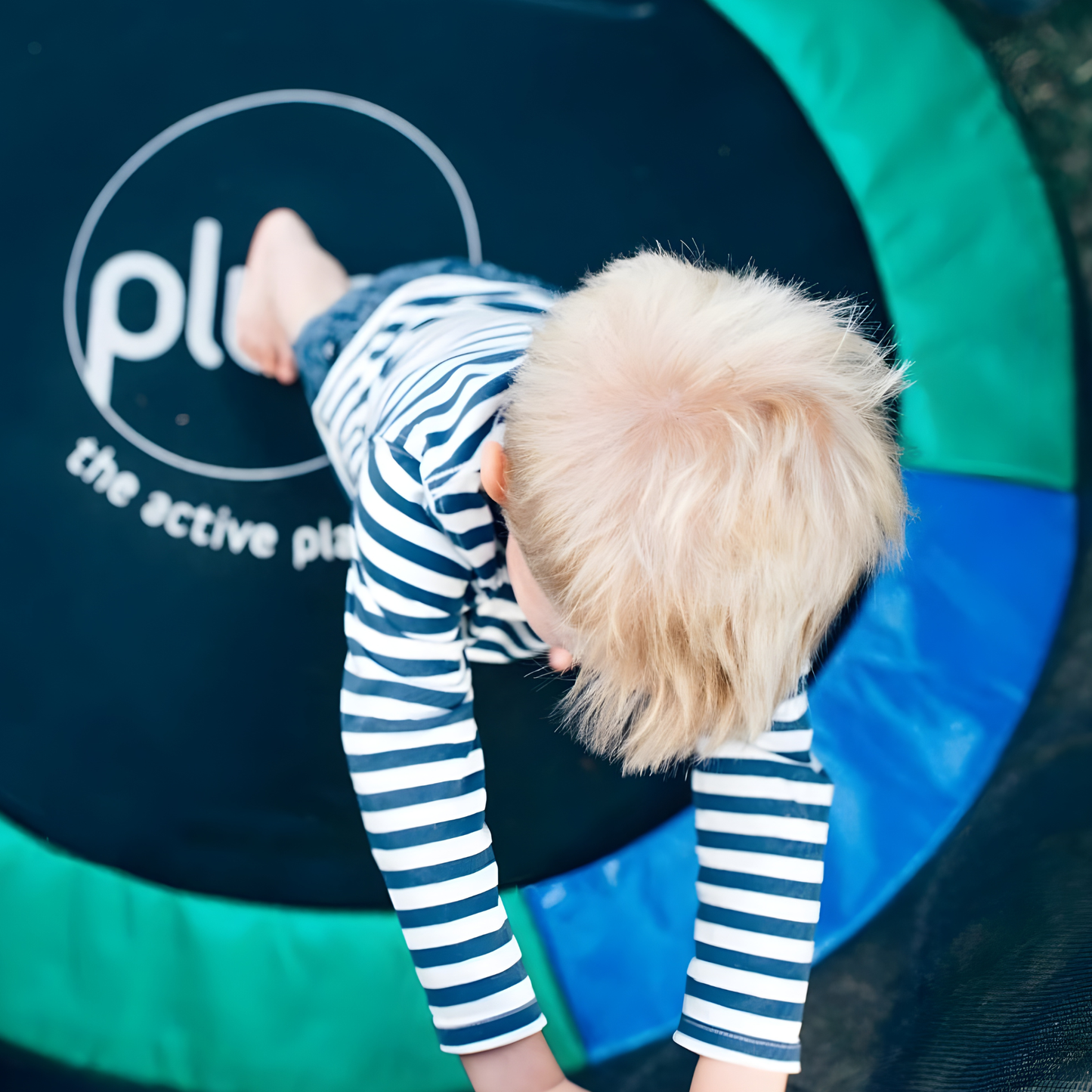 Plum Junior Trampoline and Enclosure Color Mint D1.22m米直徑 兒童跳床連圍網 – 薄荷綠