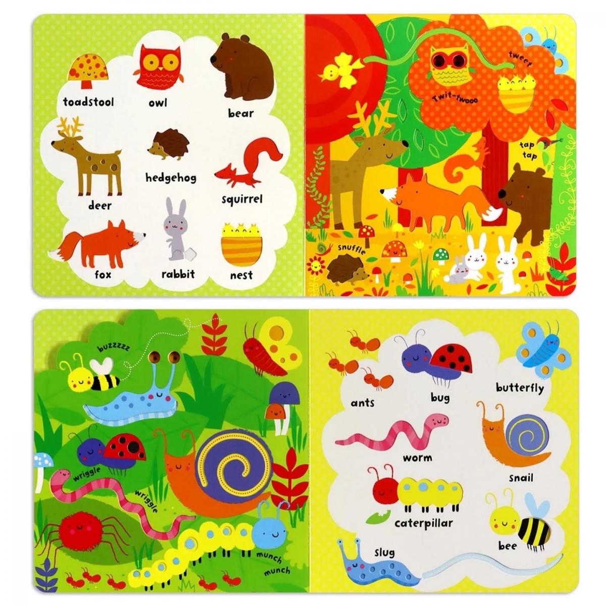 Usborne Animal Words Baby's Very First Word Play Book 幼兒動物生詞玩樂書