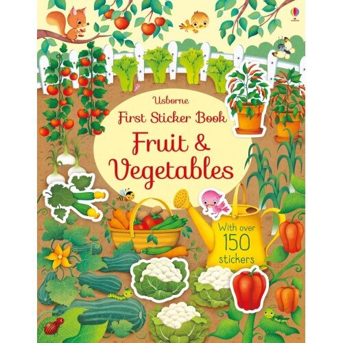 Usborne Fruit & Vegetables Sticker Book 水果蔬菜貼紙書