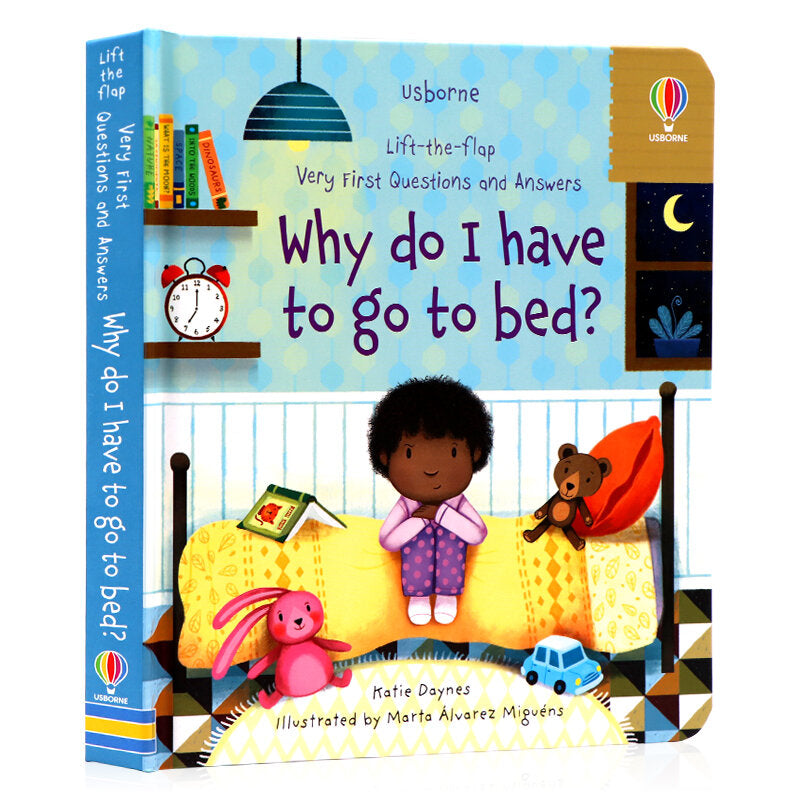 Usborne Very First Questions and Answers Why do I have to go to bed? 為什麼我要去睡覺? 幼兒啟蒙問答翻翻書