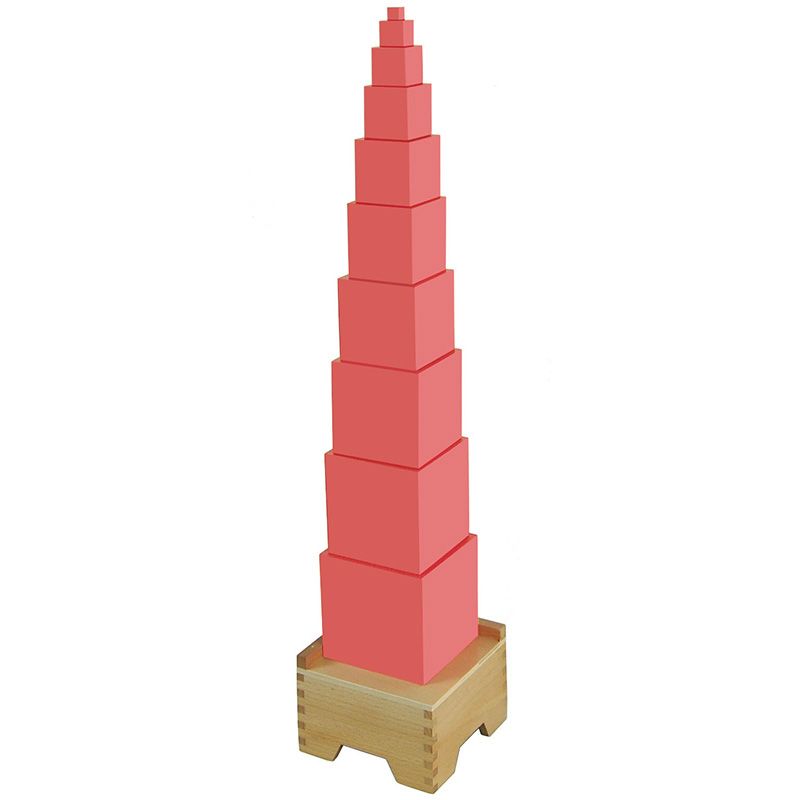 Kindermatic Montessori Pink Tower 蒙特梭利 粉紅塔